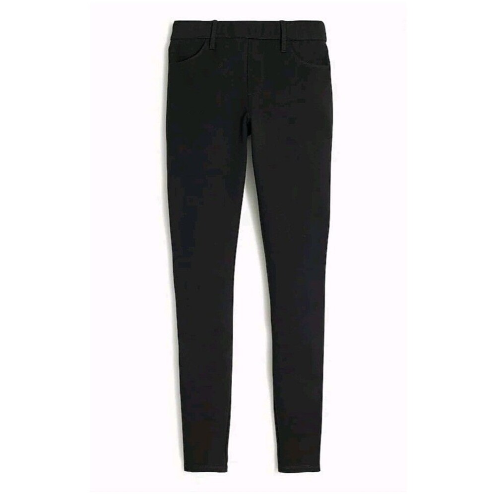 J.Crew Petite Gigi Pant Ponte Knit Leggings Black Stretch Fitted AW269 Size 6P
